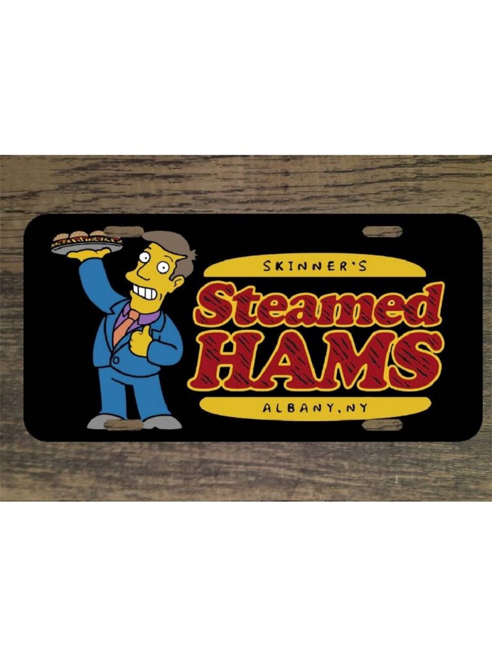 Skinners Steamed Hams The Simpsons 6x12 Custom Mountable Novelty License Plate